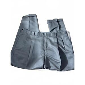 Men's‎ Classic Savane Black Polyester Dress Pants - Size 42x30